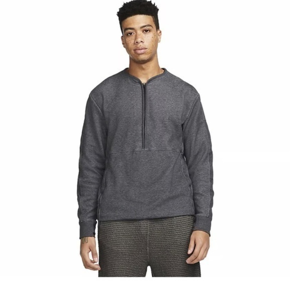 Nike Dri-FIT Restore Half Zip Sweatshirt Grey Size Medium‎